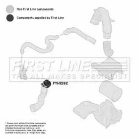 FIRST LINE fth1592 -  Трубка нагнетаемого воздуха